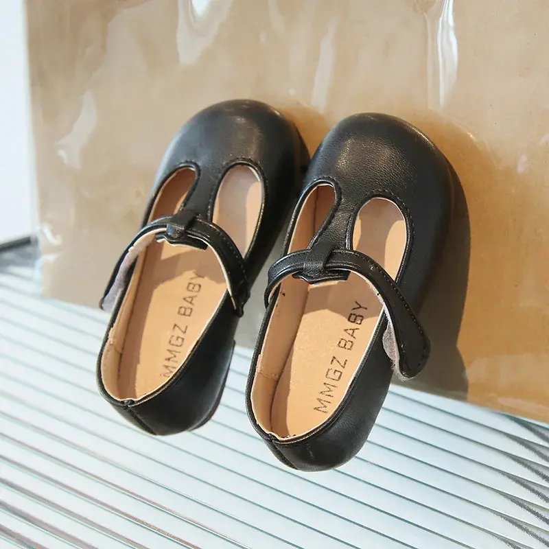 Kid Shoe Child Princess Shoe Soft Soled Mary Jane Shoes Fashionable Leather Shoes Versatile Casual Shoes Antiskid Lolita Shoe