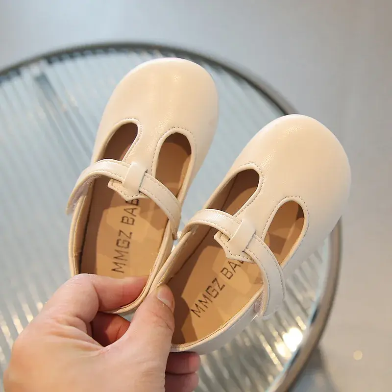 Kid Shoe Child Princess Shoe Soft Soled Mary Jane Shoes Fashionable Leather Shoes Versatile Casual Shoes Antiskid Lolita Shoe