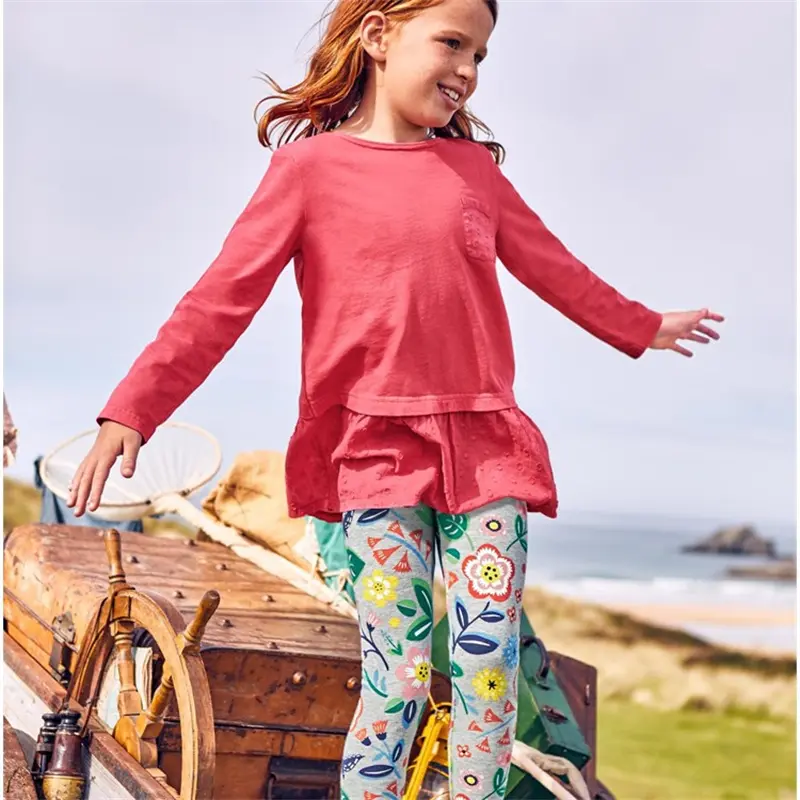 Jumping Meters 2-7T Girls Legging Pants Cartoon Print Children's Cotton Clothes for Autumn Spring Kids Skinny Pants