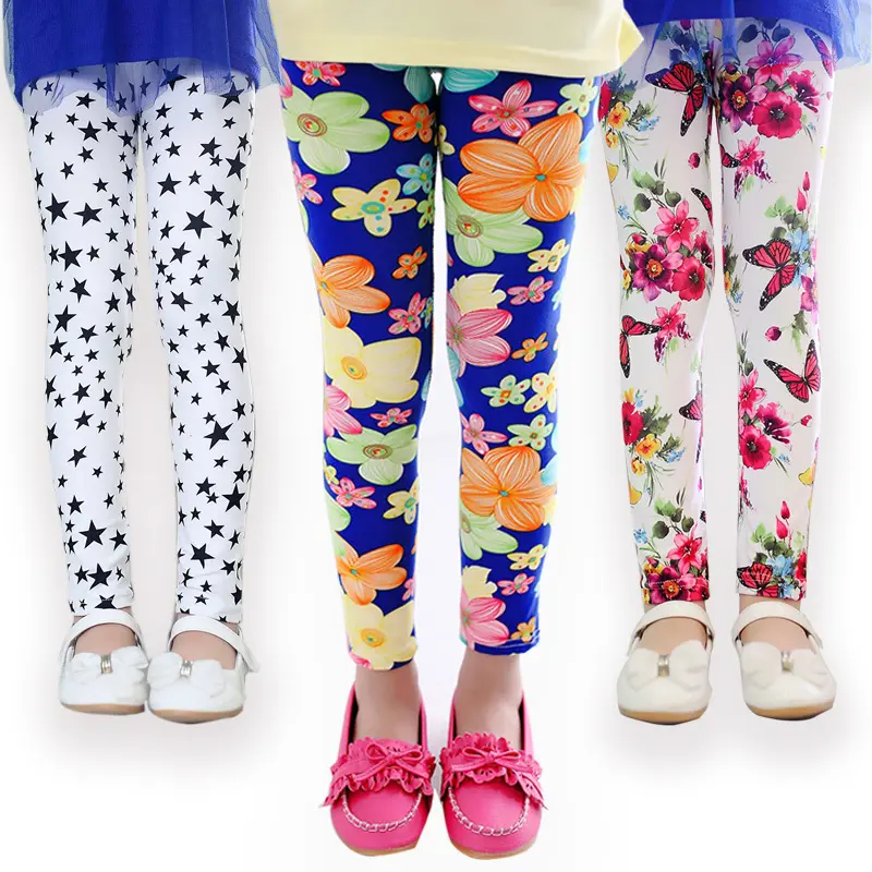 SheeCute Spring Autumn Girls Full Length Printing Leggings SC1752