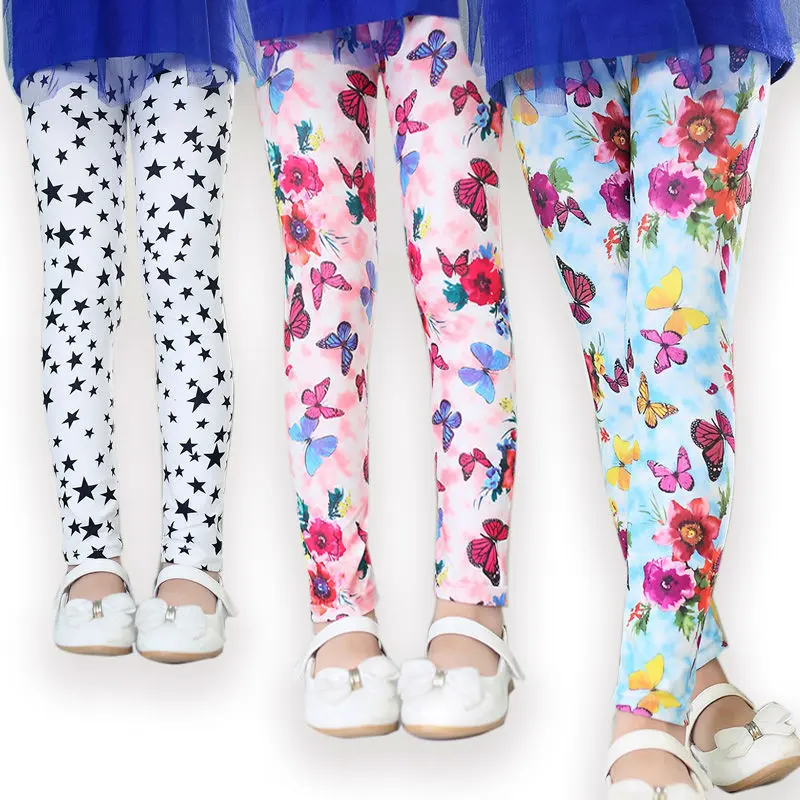 SheeCute Spring Autumn Girls Full Length Printing Leggings SC1752