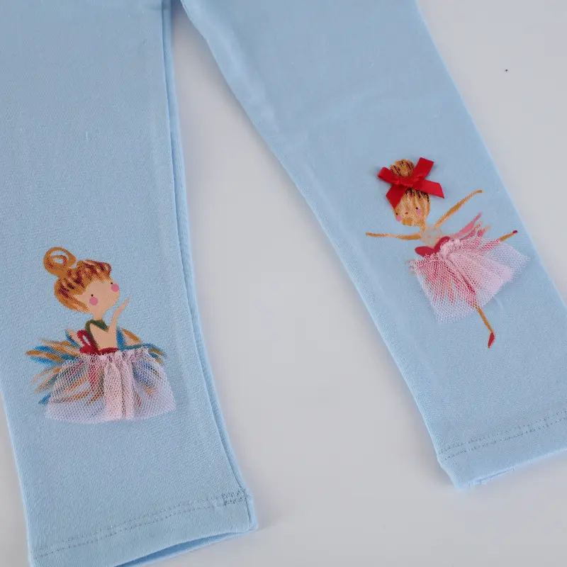 Jumping Meters 2-7T Dancing Girls Leggings Pants Clothing Applique Full Length Fashion Girls  Baby Skinny Pencil Pants