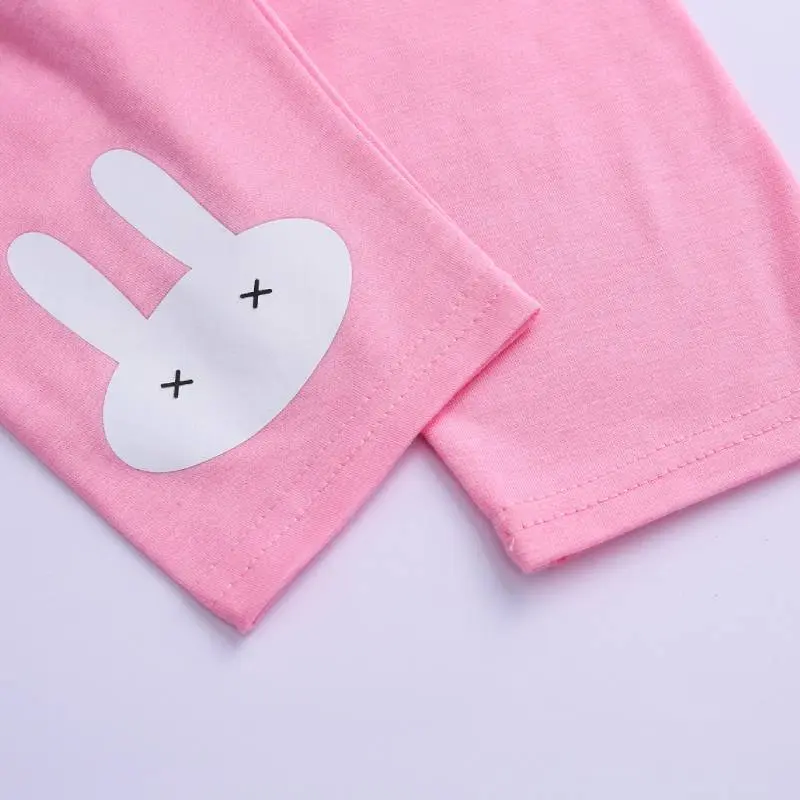 The new summer children leggings thin cotton children cartoon girls pants