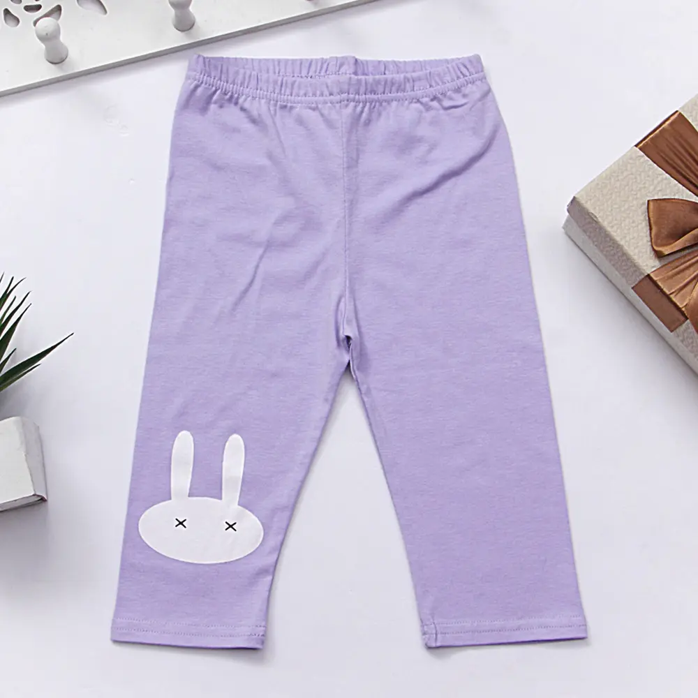 The new summer children leggings thin cotton children cartoon girls pants