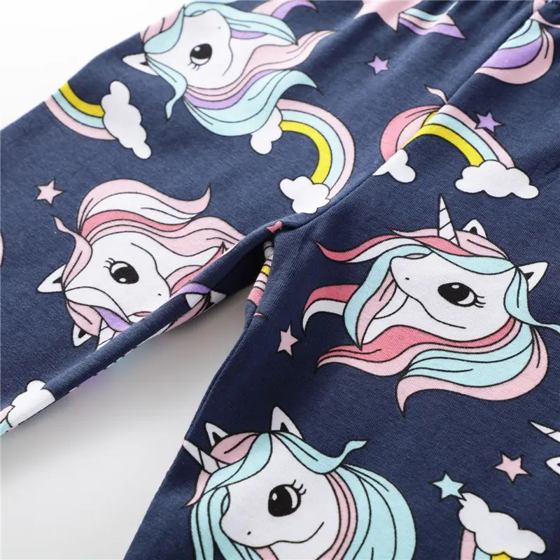 Jumping meters Applique Girls Leggings Autumn Spring Skinny Trousers Children Clothes Hot Selling Pencil Pants Girl legging pant