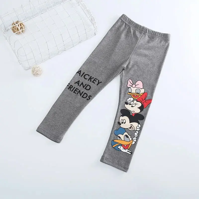 Cartoon Printed Tight Fitting Children's Tight Pants For Girls Soft Clothes For Girls Tight Pants For Children And Long Pants