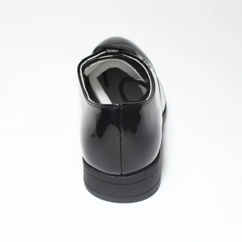 New Boys Black Formal Suit Shoes Lace Up Faux Leather First Communion Shoe For Kids Prom Wedding School Smart Dress Brogues Shoe
