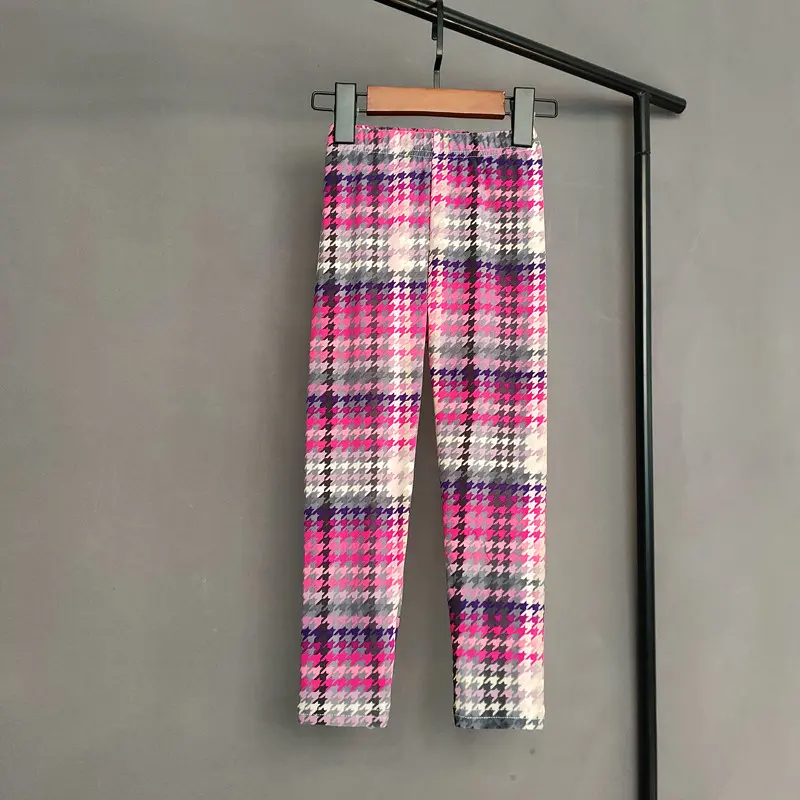 Summer Sweet Girl Print Leggings Kids Girls Slim Long Pants Children Girl Skinny Pencil Pants Kids Clothing