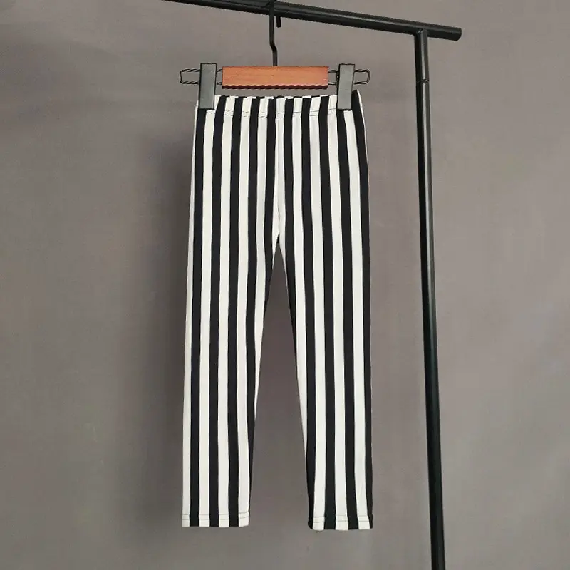 Summer Sweet Girl Print Leggings Kids Girls Slim Long Pants Children Girl Skinny Pencil Pants Kids Clothing