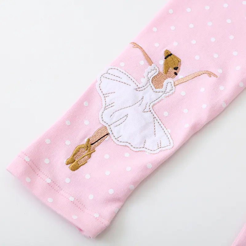 Jumping Meters 2-7T Dancing Autumn Spring Girls Leggings Pants Clothing Embroidery  Full Length Girls  Baby Skinny Pencil Pants