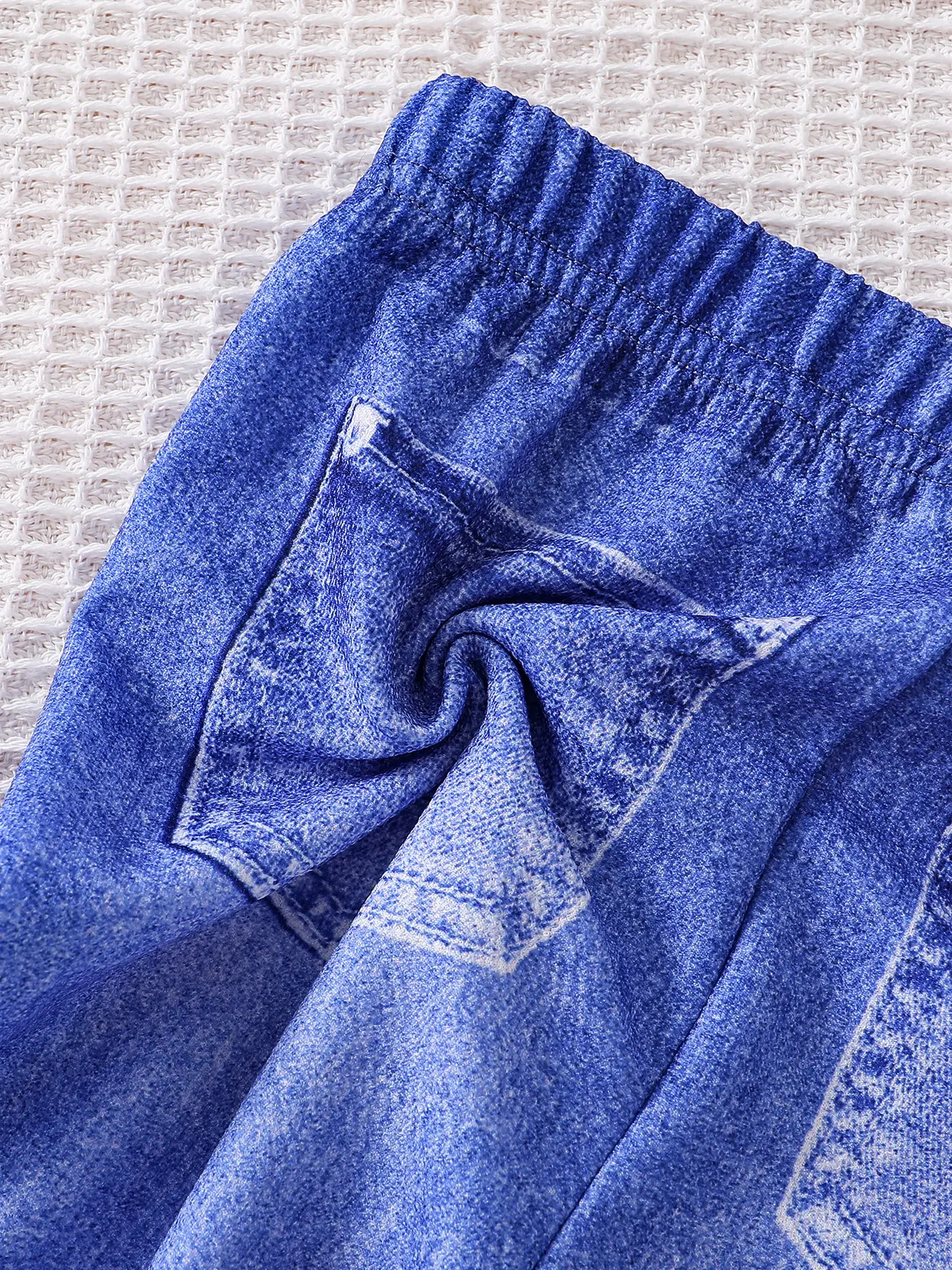 Children's clothing, children's pants, autumn clothing, girls' 2024 fashion single piece printed casual pants