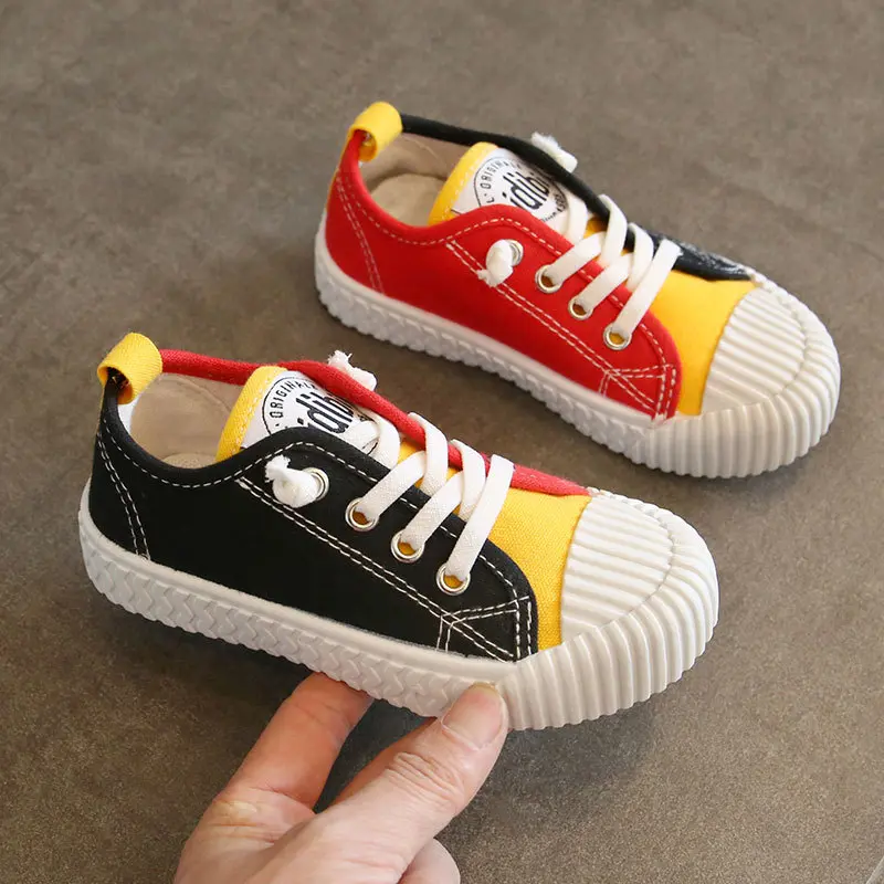 2025 Autumn Kids Running Shoes Sport Shoes Boys Outdoor Light Tenis Basket Footwear Red Black Girl Breathable Soft Shoes XZ155