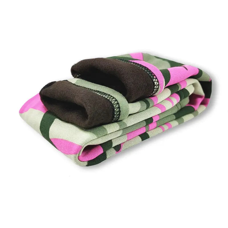 Autumn Spring Thin Fleece Kids Boys Pants Camouflage Print Floral Children's Girls Leggings