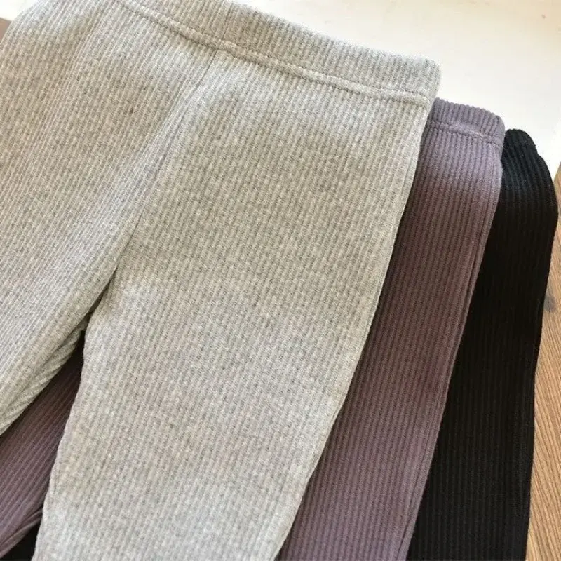 Kids Girls Flare Legging 2025 New Arrival Children Casual Elastic Pants Heart Embroidery Slim Fit Leggins Baby Girl Summer Pants