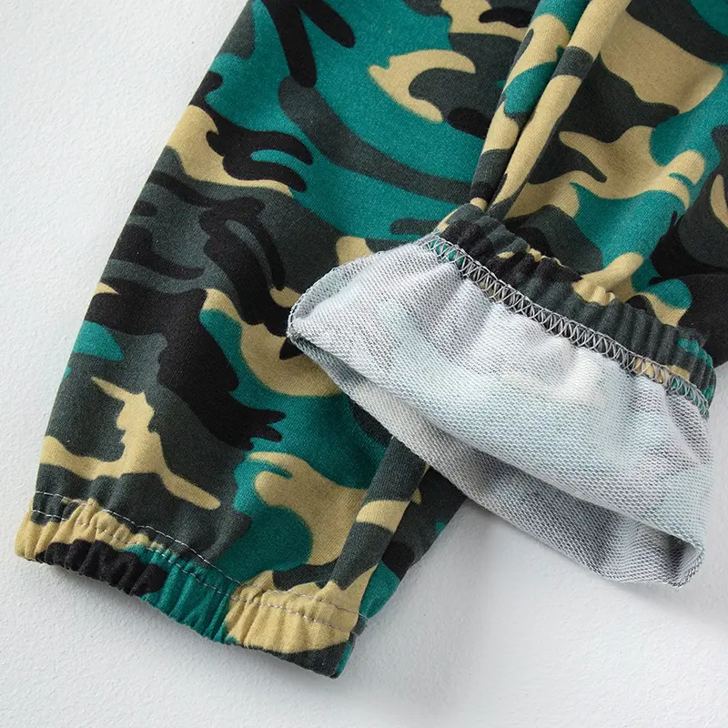 1/3 Pcs Children Choose Camouflage Pants Boys Sports Military Training Cool Handsome 9 Pants Girls Fashion Joker Elastic Waist