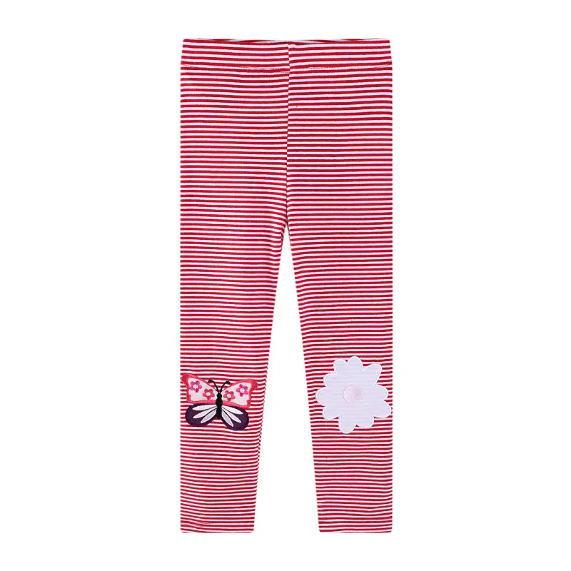 Jumping Meters 2-7T Applique Spring Girls Leggings Pants Clothing Full Length Fashion Girls  Baby Skinny Pencil Pants
