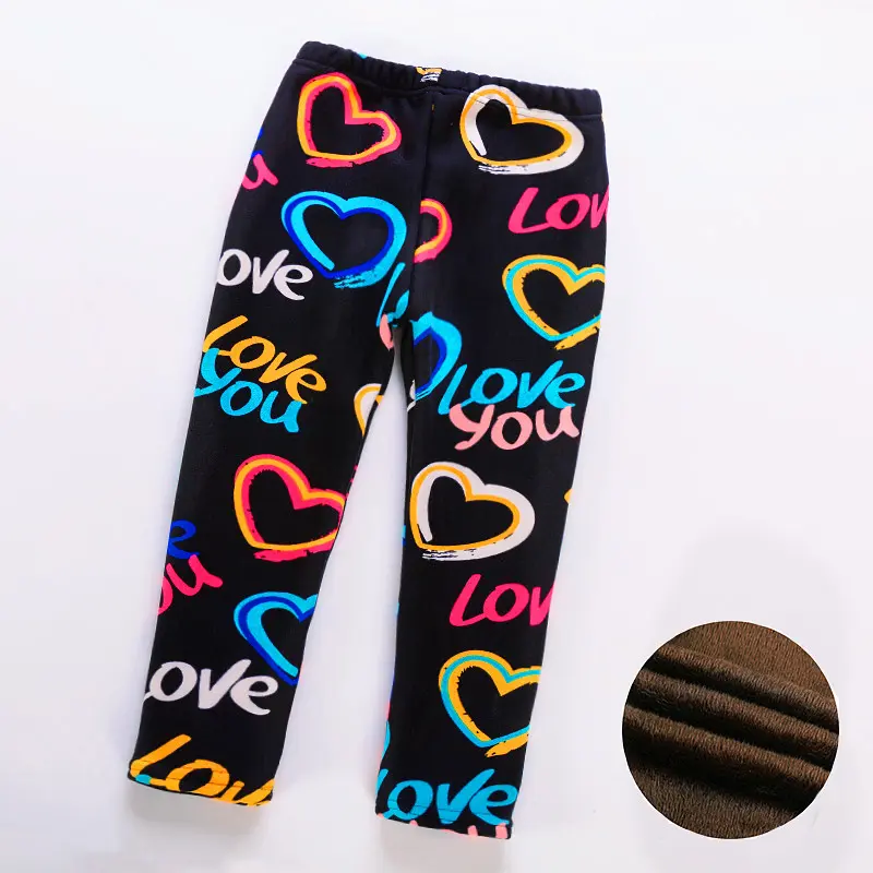 Kids Thicken Leggings Girls Autumn Winter Plus Velvet Trousers Baby Girls Boys Pants Infantil Children's Clothing