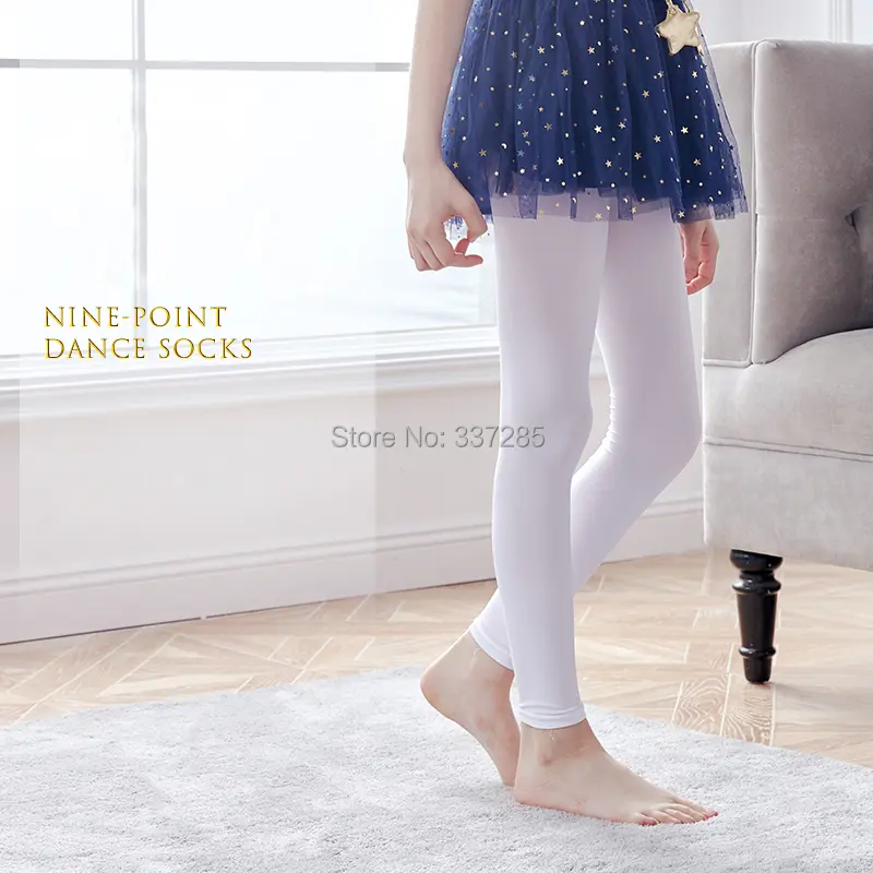 Spring Baby girl Boy nine-point Ballet dance leggings candy colors kids calf-length pants ankle-length Breathable child trousers
