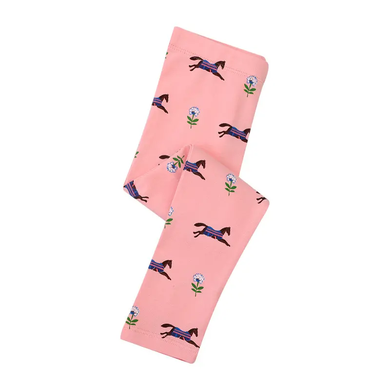 Jumping Meters 2-7T Hot Selling Autumn Spring Girls Leggings Pants Floral Print Full Length Girls  Baby Skinny Pencil Pants