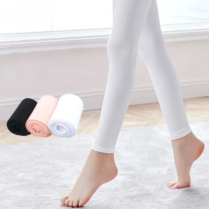 Spring Baby girl Boy nine-point Ballet dance leggings candy colors kids calf-length pants ankle-length Breathable child trousers