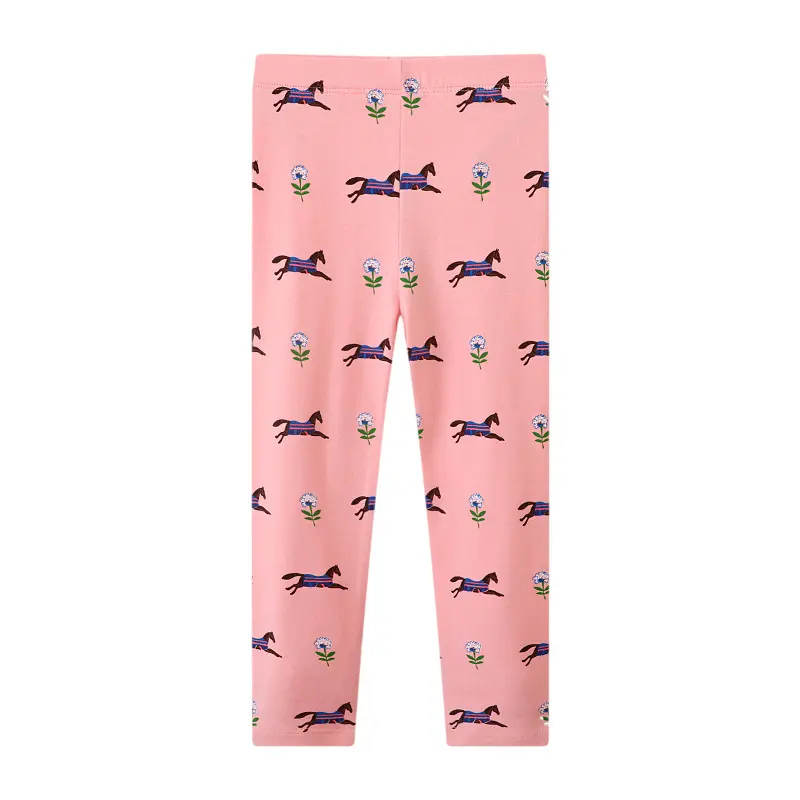 Jumping Meters 2-7T Hot Selling Autumn Spring Girls Leggings Pants Floral Print Full Length Girls  Baby Skinny Pencil Pants