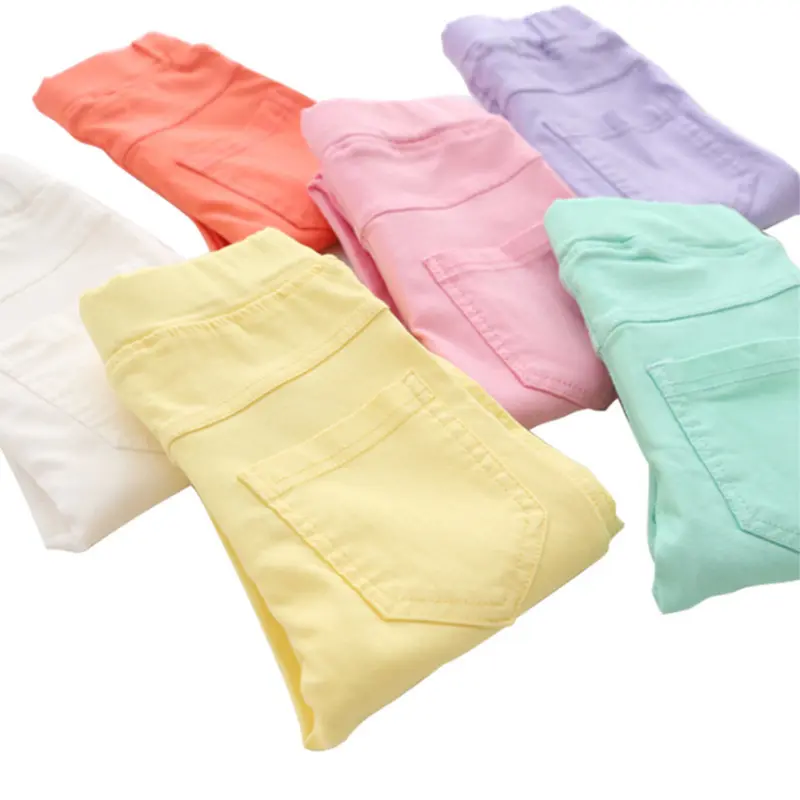 Girls' leggings spring and autumn children's pencil trousers baby girls pants