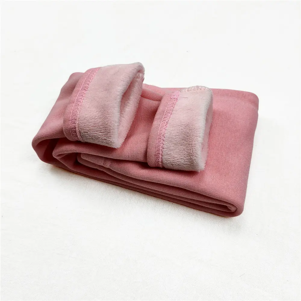 Autumn And Winter Girls' Pants  Velvet Warm Clothes Korean Version Slim Leggings Children's Outer Wear Elastic Thickening Trouse