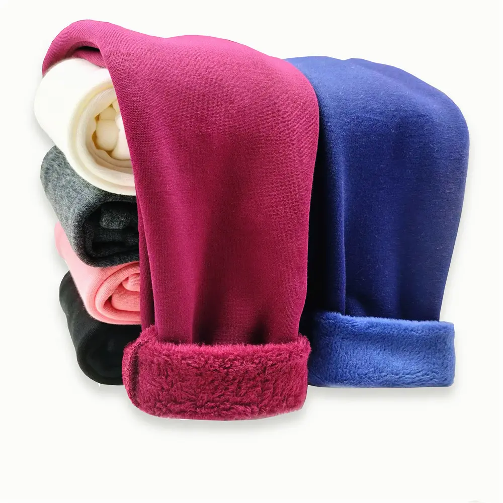Autumn And Winter Girls' Pants  Velvet Warm Clothes Korean Version Slim Leggings Children's Outer Wear Elastic Thickening Trouse