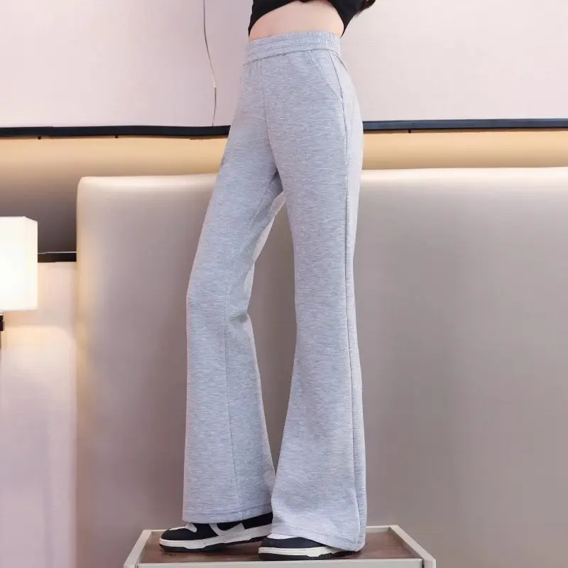 Teenage Kids Girls Flare Legging 2025 Children Casual Elastic Pants Slim Fit Leggins Girl Autumn Long Pants 8 10 12 14 Years