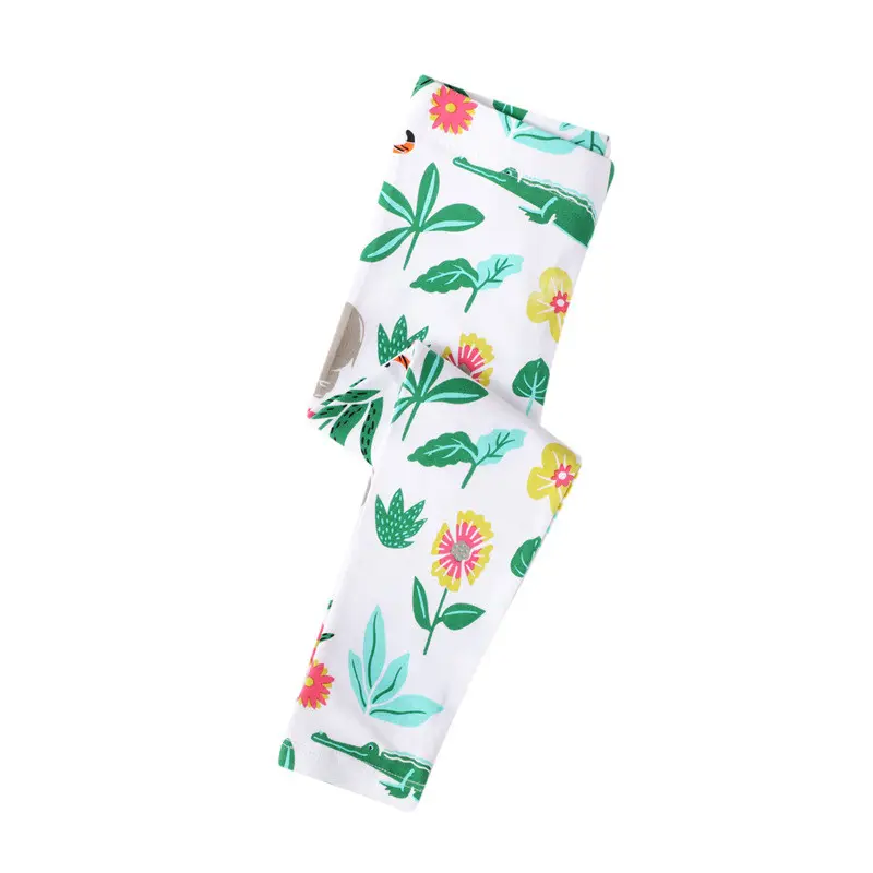 Jumping Meters 2-7T Baby Girls Unicorn Cartoon Pencil Pants Hot Selling Pink Cotton Leggings Pants New Spring Autumn Clothing