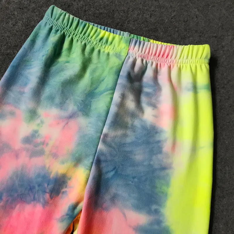 Girls Leggings Spring Summer Retro Colorful Graffiti Printing Kids Pants Babys Girls Elastic Soft Skinny Leggings 2-11 Years