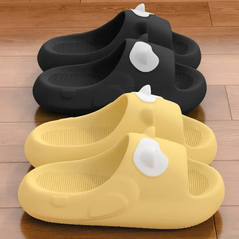 Cartoon slippers for women, summer new style, indoor bathroom, anti slip, street, outdoor, couple, cool slippers for men