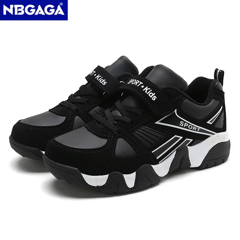 Children Boys Shoes School Sports Fashion Leather Sneaker For Kids Tennis Casual Walking Running Non Slip Size 28-39