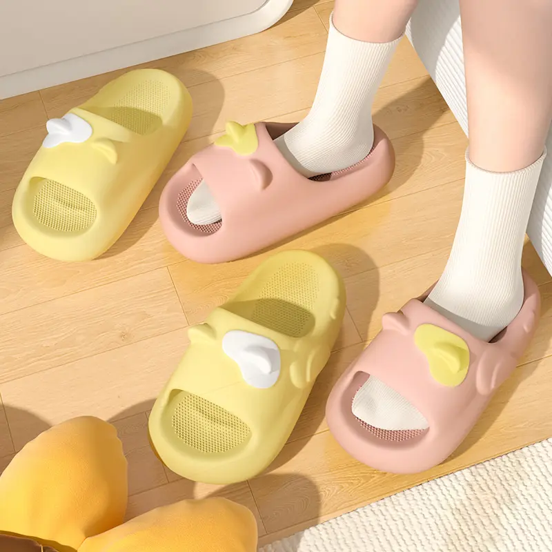 Cartoon slippers for women, summer new style, indoor bathroom, anti slip, street, outdoor, couple, cool slippers for men