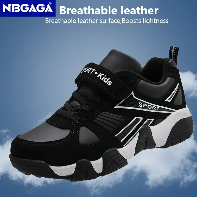 Children Boys Shoes School Sports Fashion Leather Sneaker For Kids Tennis Casual Walking Running Non Slip Size 28-39