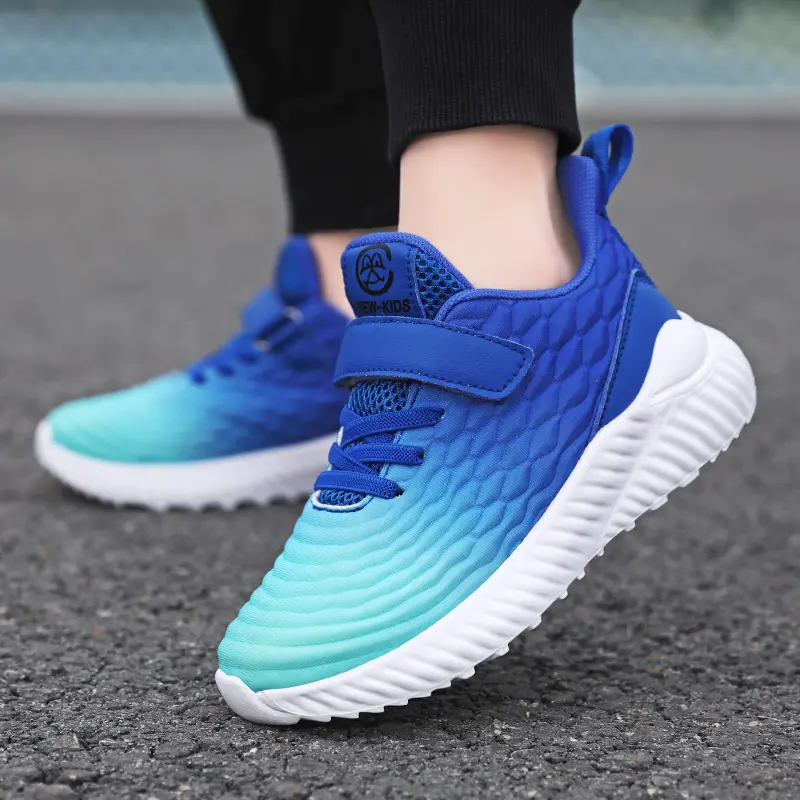 Kids Girls Shoes Casual Breathable Running Tennis Children Sneakers Girls Shoes Fashion Gradient Designer Sports Shoes Outdoors