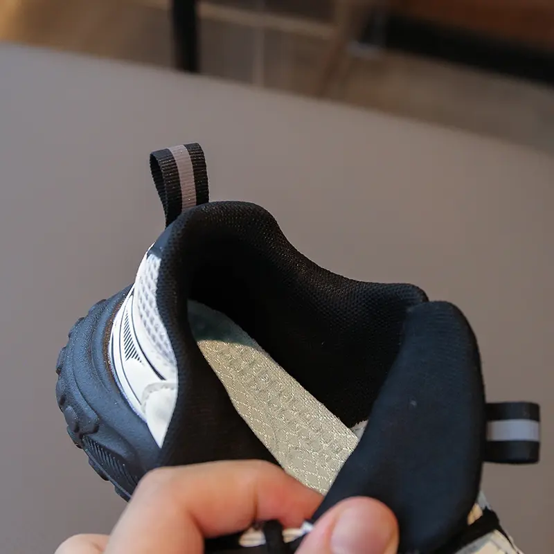Children's Sneakers 1-18 Years Old Gray Breathable Boys Girls Casual Shoes Four Seasons Black Soft Kids Tennis Shoes Boys Shoes