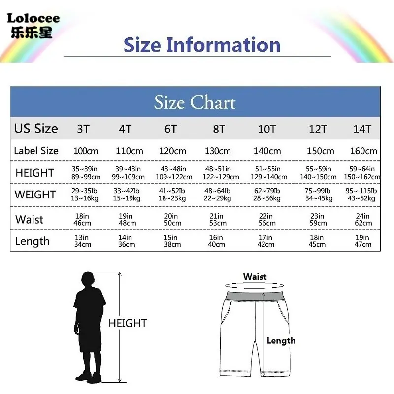 Boys Summer Cotton Shorts with Elastic Waist Cute Cat Print Sports Pants Half Pants for Toddlers Kids Comfortable Sweatpants