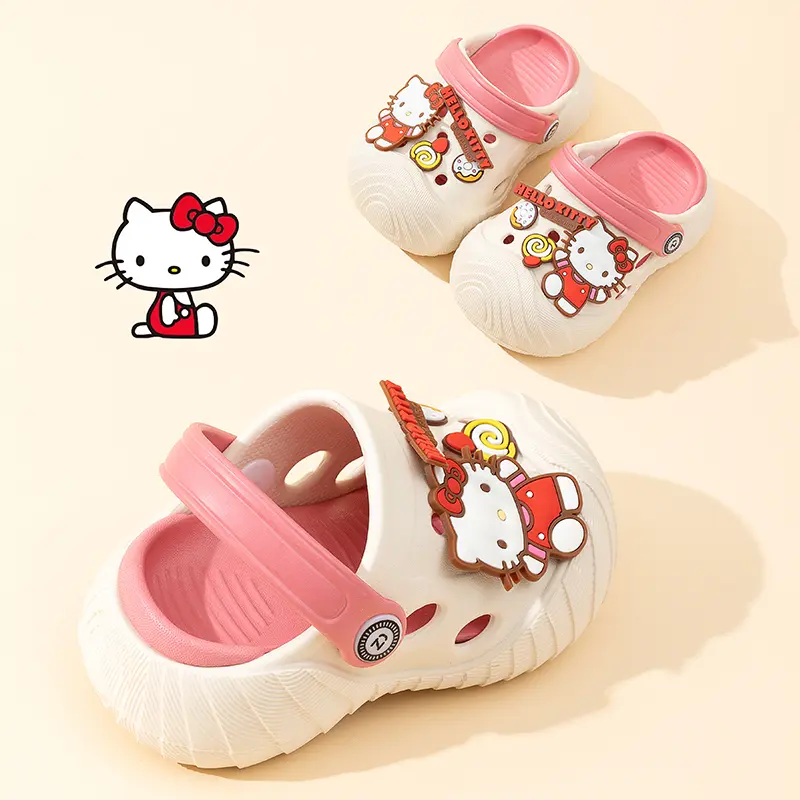Children's Sandals and Slippers Cartoon Soft HelloKitty Children's Shoes Girls' Indoor Home Shoes Boys' Sandals Kids Shoes