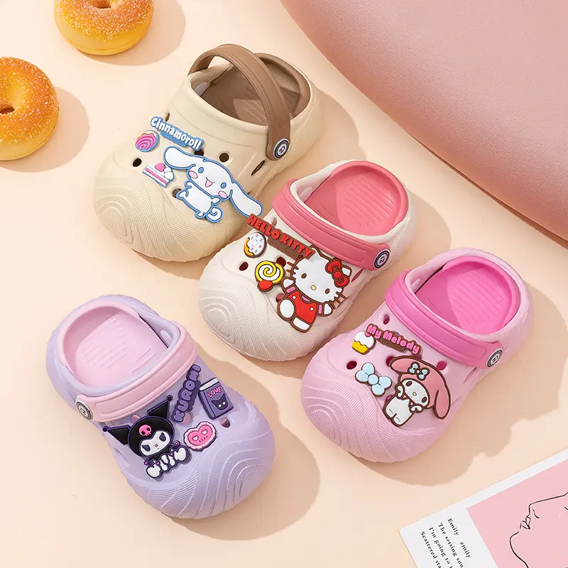 Children's Sandals and Slippers Cartoon Soft HelloKitty Children's Shoes Girls' Indoor Home Shoes Boys' Sandals Kids Shoes