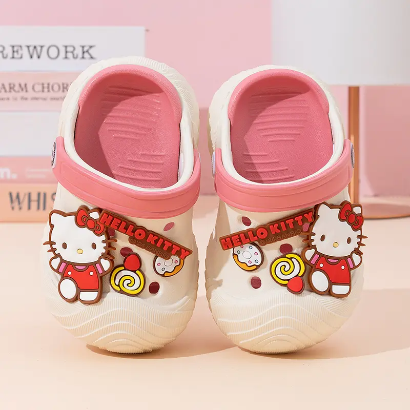 Children's Sandals and Slippers Cartoon Soft HelloKitty Children's Shoes Girls' Indoor Home Shoes Boys' Sandals Kids Shoes