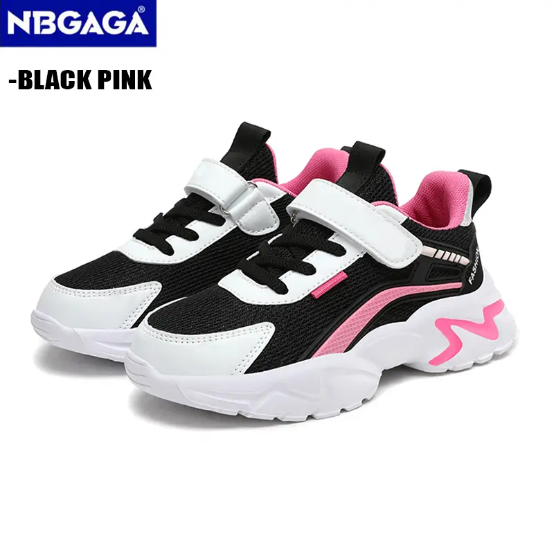 Trendy Lightweight Children Girls' School Shoes Anti-Slip Breathable Outdoor Casual Walking Sneaker Size 28-39