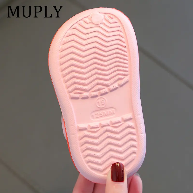 Summer Baby Sandals for Boy Girls Cartoon Bear Kids Flip Flop Toddler EVA Slippers for Children Home Garden Beach Anti Shoes