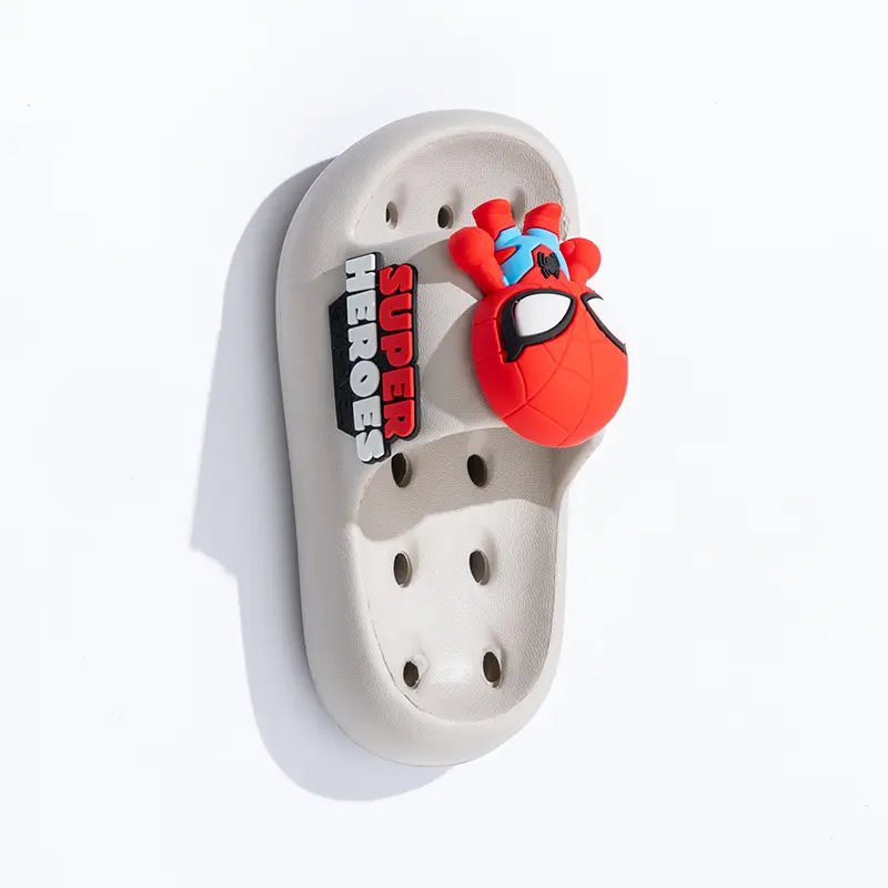 Disney spiderman Children's Slippers Summer boy's Cute Cartoon Anti slip Soft Sole Indoor Bathing Sandals & Slippers