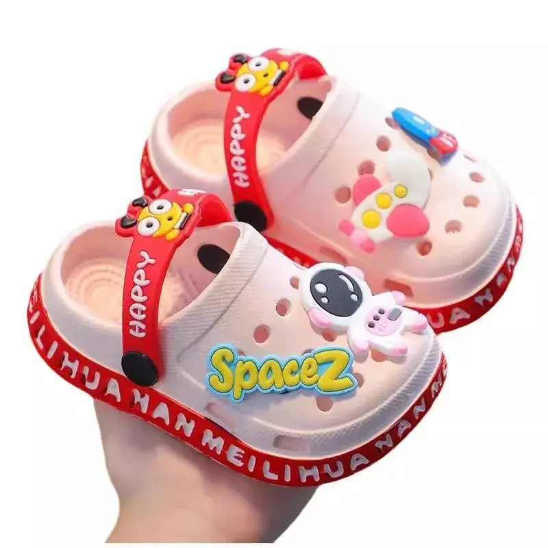 Shoes  Children's  Cartoon Baby Soft-Soled Sandals – Ultra-Light Anti-Slip Infant Closed-Toe Sandals for Boys & Girls Beach