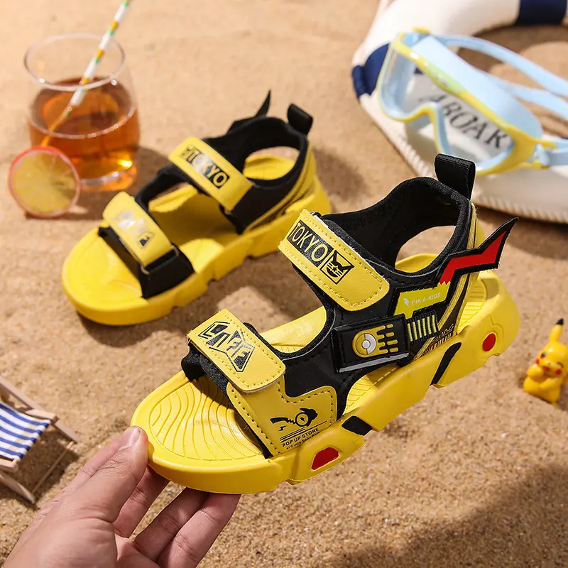 Summer Children Shoes Brand Soft Sandals Shoes Girls Comfortable Sport Kids Non-slip Beach Shoes Girl Princess Flat Shoes