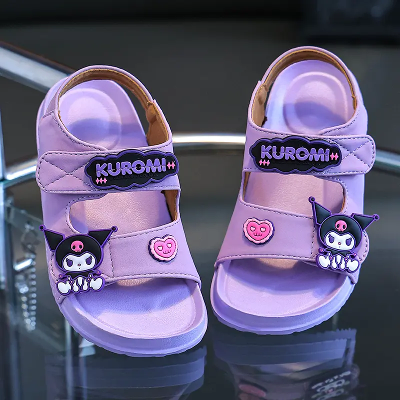 Sanrio Cartoon Home Slippers Kids Fashion Cute Soft Soled Non-slip Sandals Summer New Design Shoes Baby Unisex EVA  Slippers
