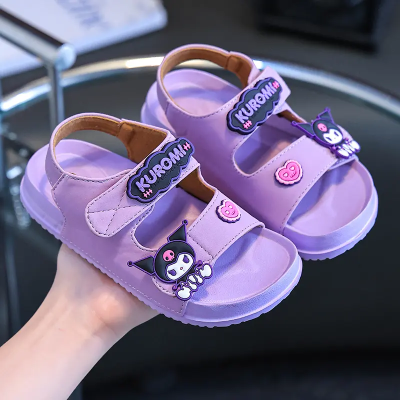 Sanrio Cartoon Home Slippers Kids Fashion Cute Soft Soled Non-slip Sandals Summer New Design Shoes Baby Unisex EVA  Slippers