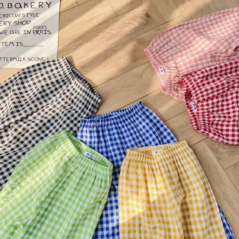 2-10Y Children's Clothing 2025 Summer New Baby Outdoor Wear Mosquito Proof Pants Cotton Yarn Boys and Girls Thin Casual Pants