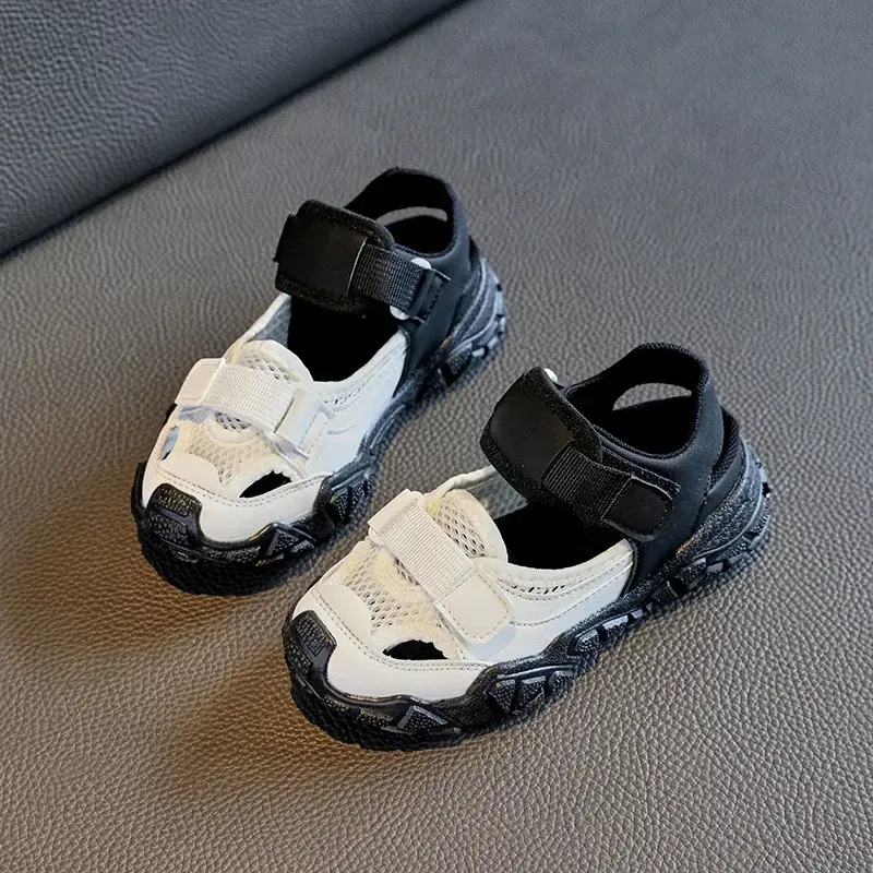 Children Sport Sandals for Girls Mesh Breathable Boys Sneaker Casual Beach Shoes Fashion Hollow Out Non-slip Flat Tenis Feminino